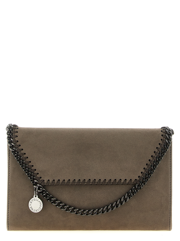 Gray polyamide crossbody bag-null