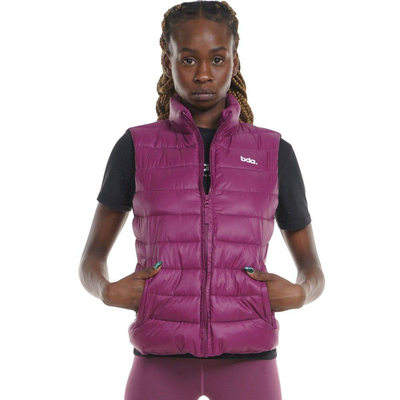Women's lightweight gilet, Maroon, medium