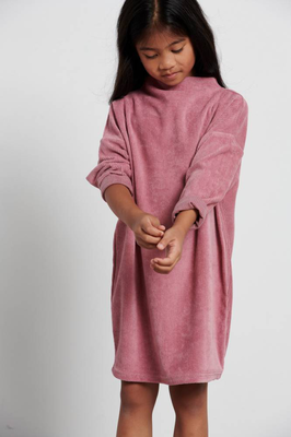 Φορεμα κοτλε, Pink Dark, medium