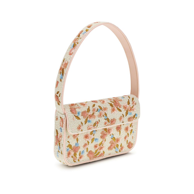 Multicolor glass shoulder bag-null