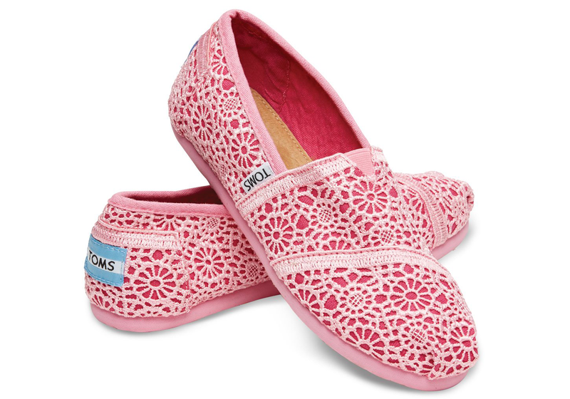 Product image: Toms pink crochet youth-null