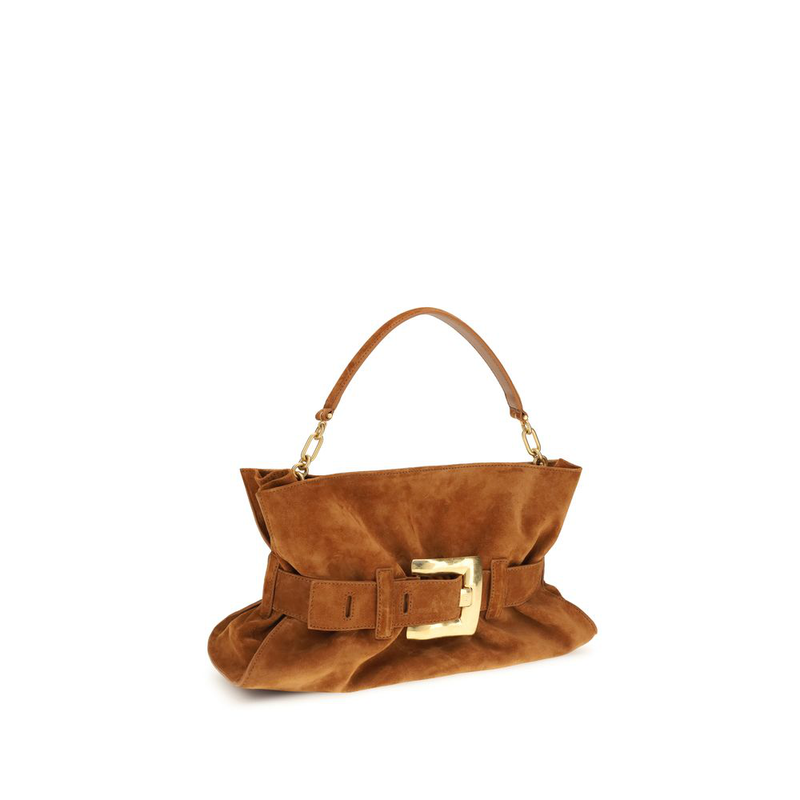 Brown calf leather bos taurus handbag-null