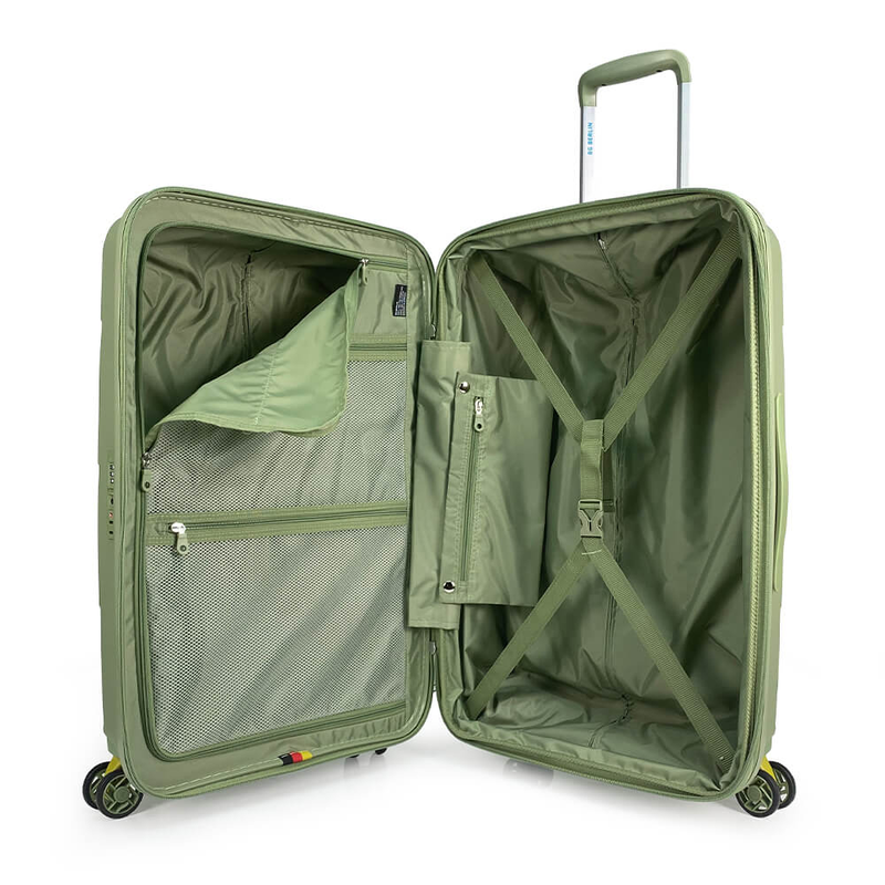 Bg berlin - zip² medium size (4 wheel), double security zipper, 69cm/26in luggage / suitcase image number null