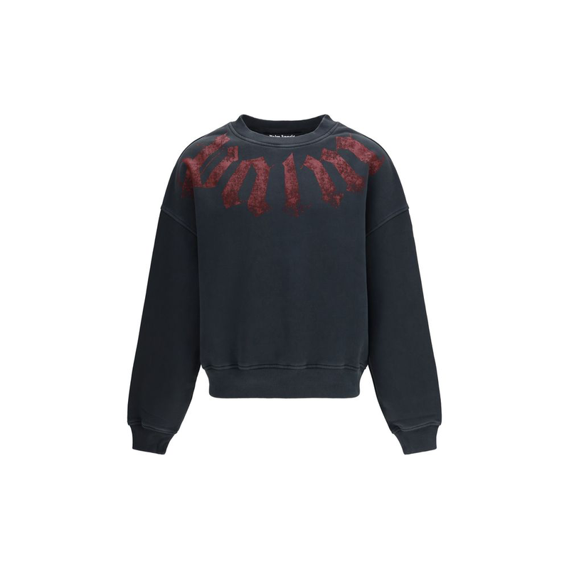 Black cotton sweatshirt-null