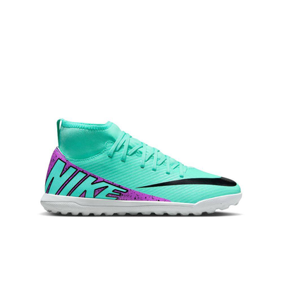 Junior superfly 9 club turf, Hyper Turquise / Fuchsia Dream, medium
