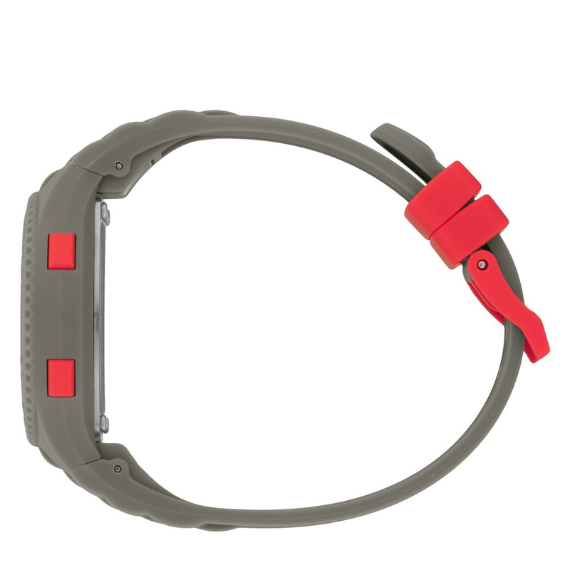 Brown synthetic digital watch-null
