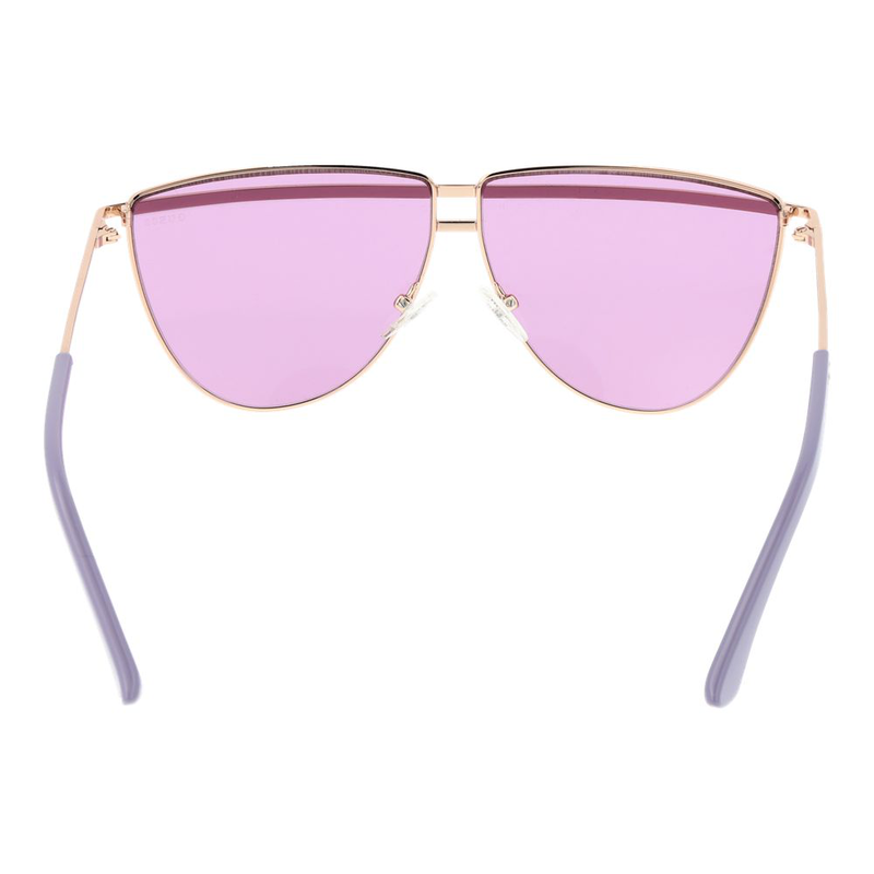 Rose gold metal sunglasses-null