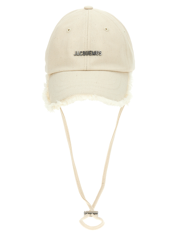 White cotton cap (baseball hat)-null