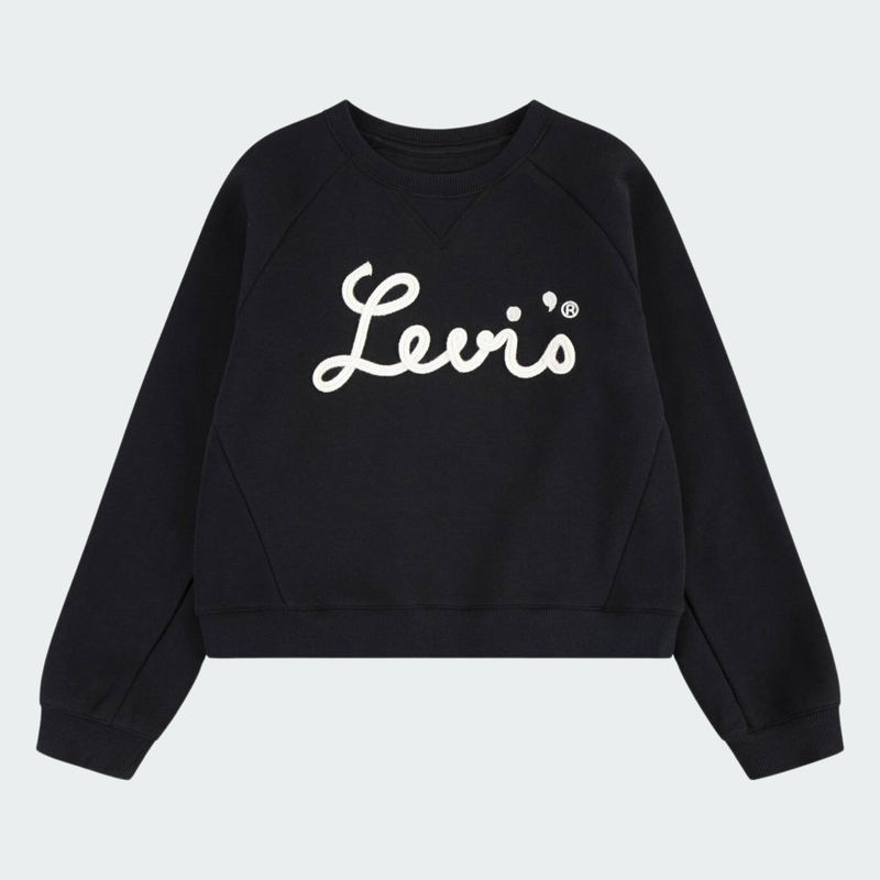 Product image: Girls mixed textures crew-null