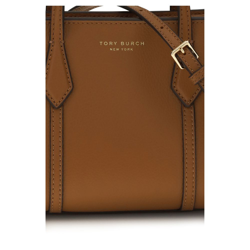Brown calf leather bos taurus shoulder bag-null