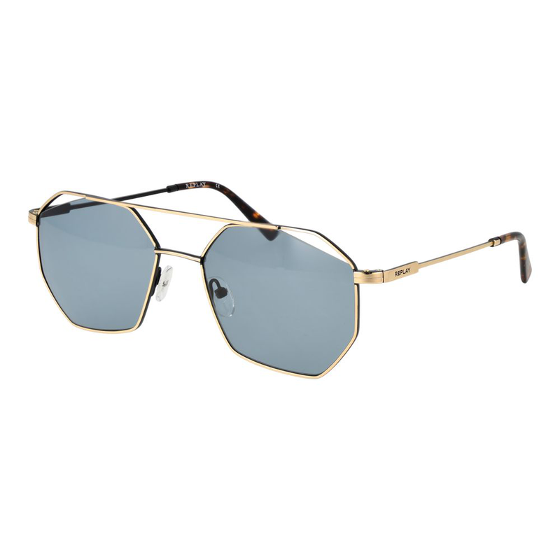 Gold metal sunglasses-null
