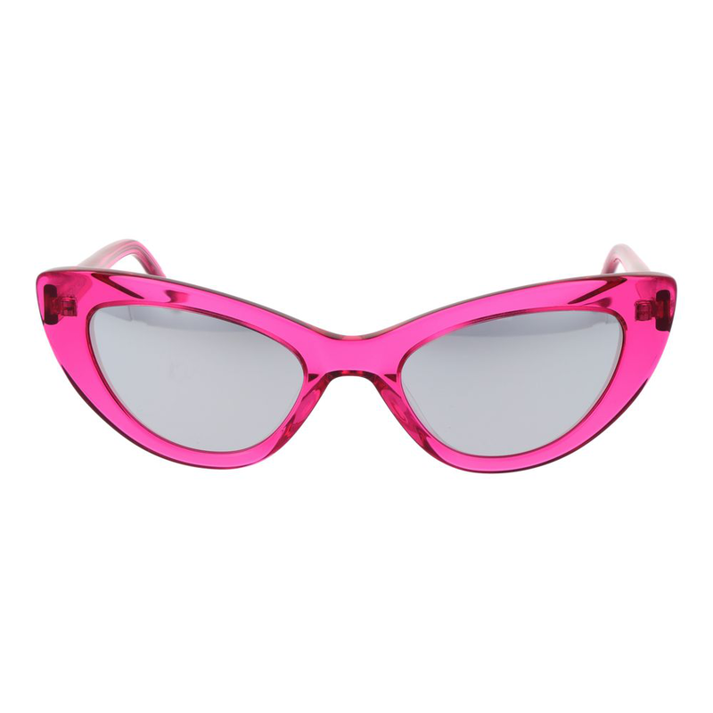 Pink plastic sunglasses-null