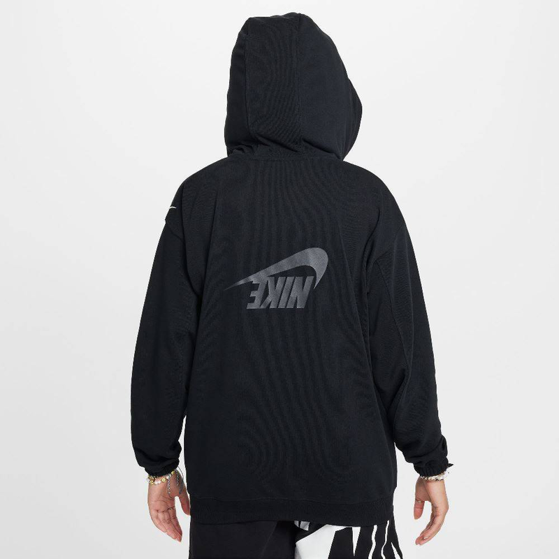 Girls nike sportswear oversized fleece hoodie-null
