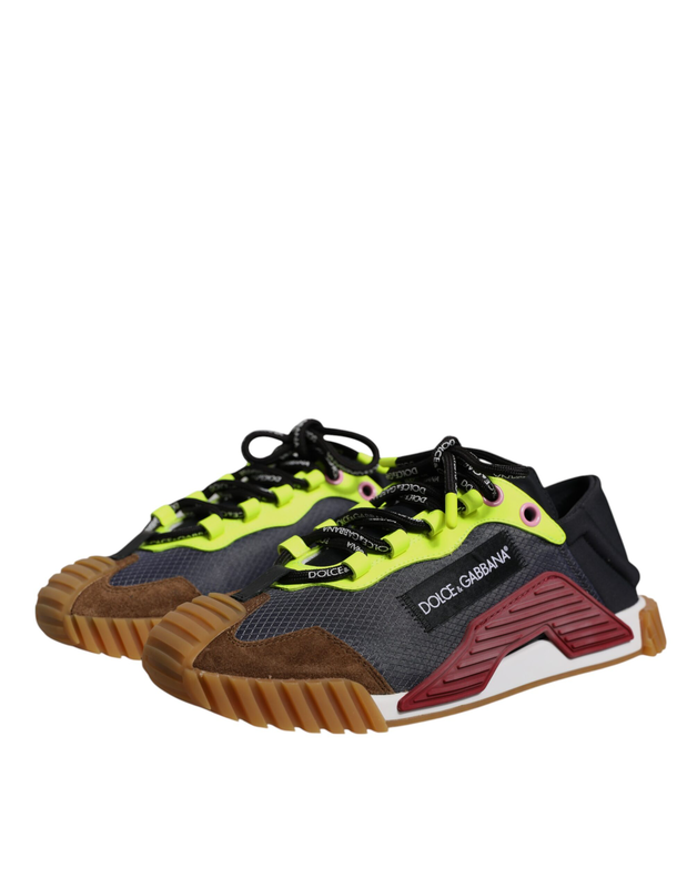 Multicolor nylon low top ns1 sneakers shoes-null