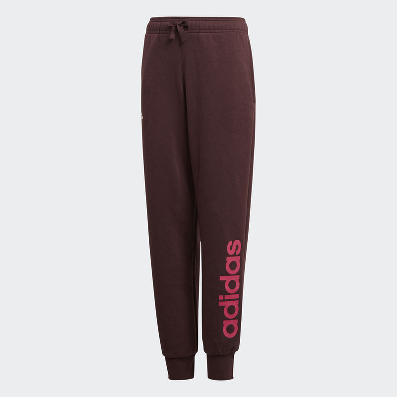 Adidas kids girls essentials linear pant bordeaux dj1310-null
