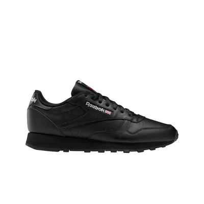 Reebok unisex classic leather (100008494), Black, medium