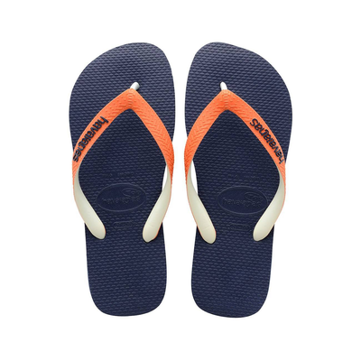 Kids top mix, Navy / Orange, medium
