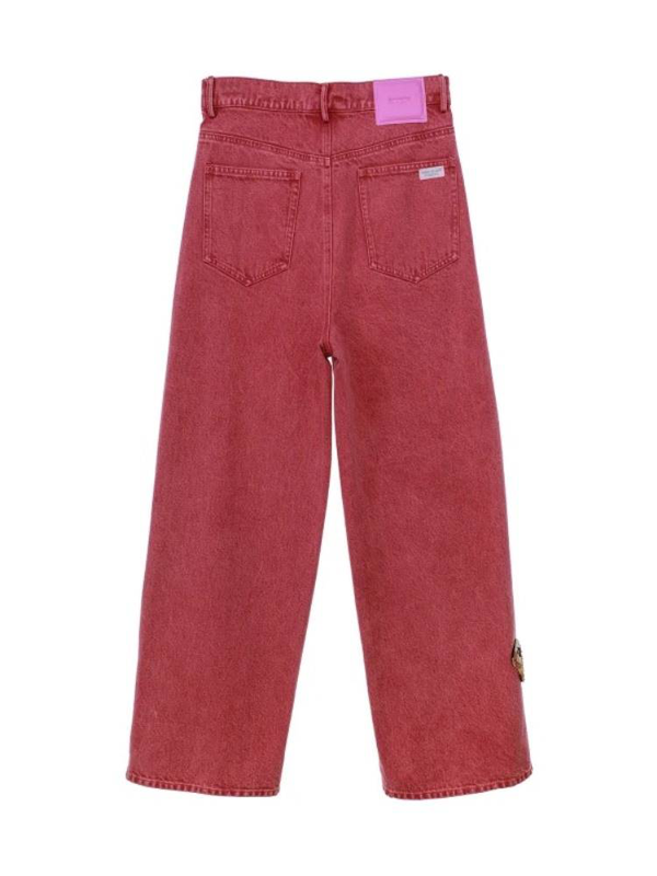 Mwm teddy denim pants-null