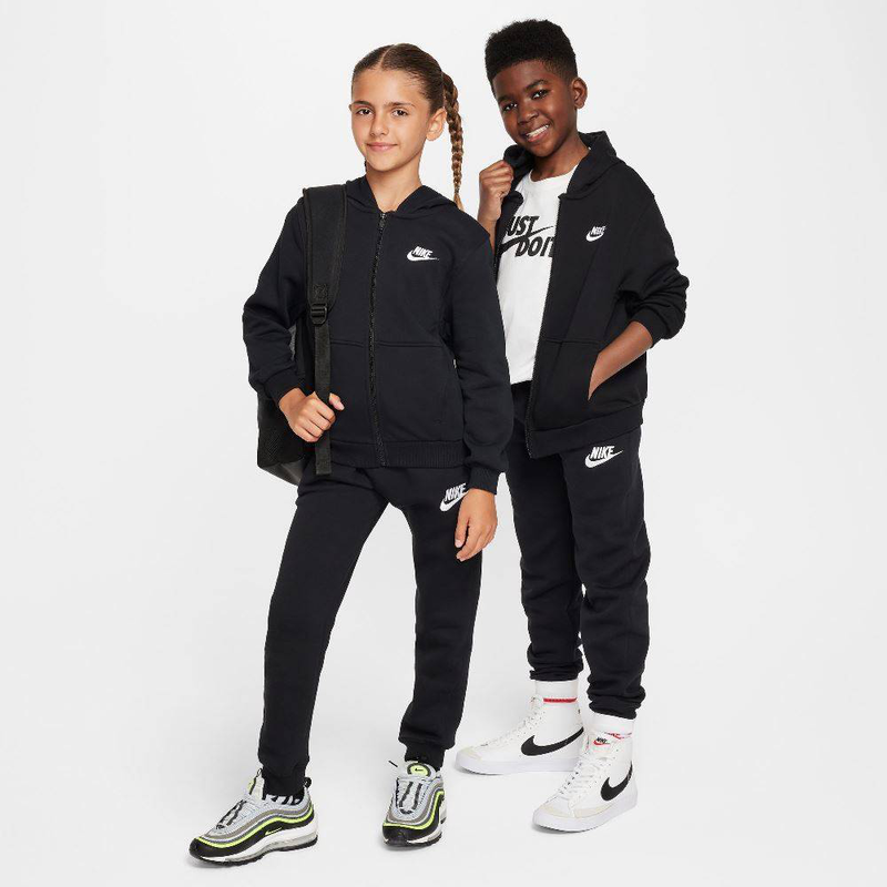 Kids nike sportswear club french terry full-zip hoodie-null
