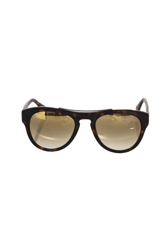 Brown acetate mens sunglasses-null