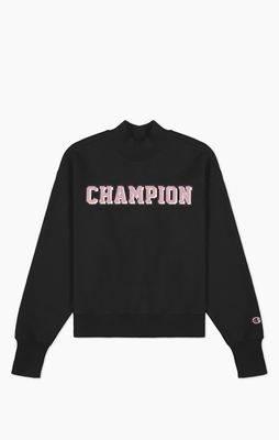 Champion rochester women crewneck sweatshirt (115439-kk001), Black, medium