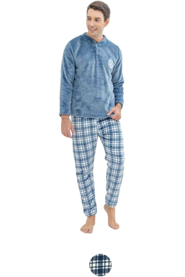 Men pajama velvet fleece #j2079