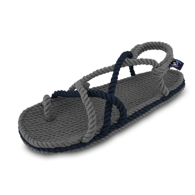 Toe joe grey navy-blue, Grey, medium