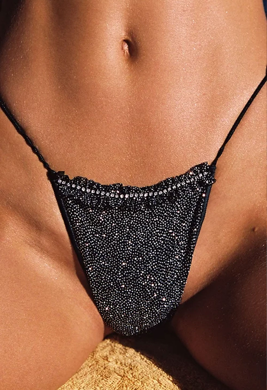 Marigold bikini bottom-null