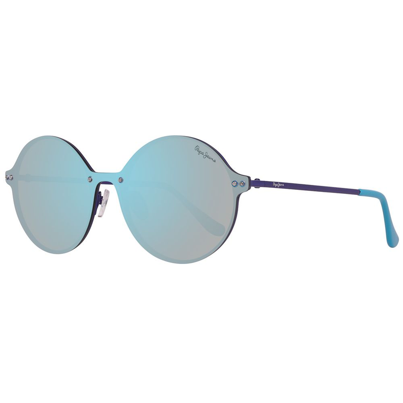 Blue metal sunglasses-null