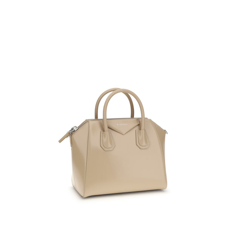 Beige calf leather bos taurus handbag-null
