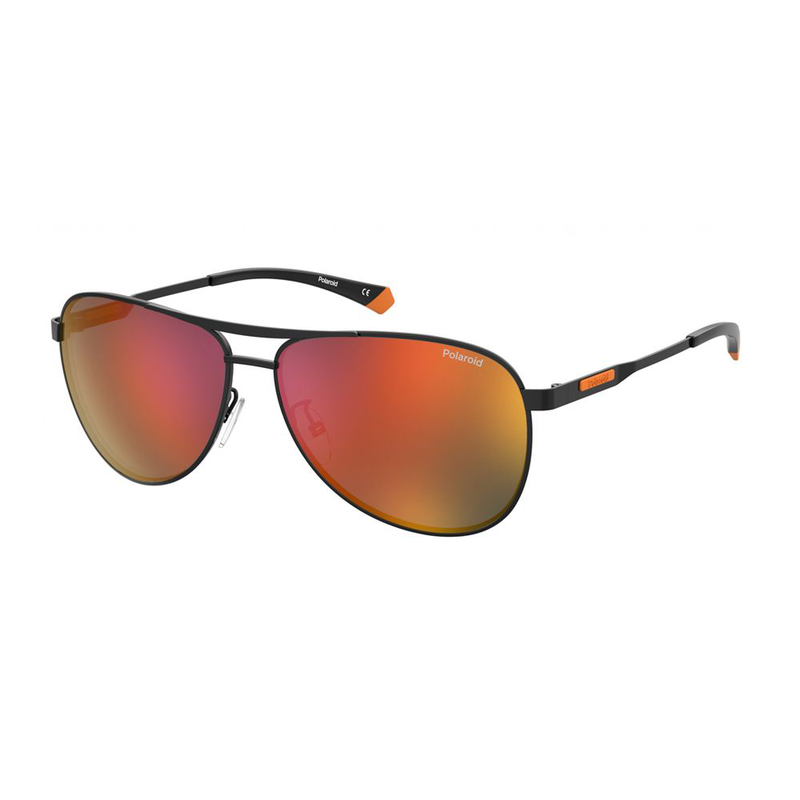 Black stainless steel sunglasses-null