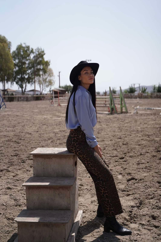 Animal print jean by donna martha - 36-s-null