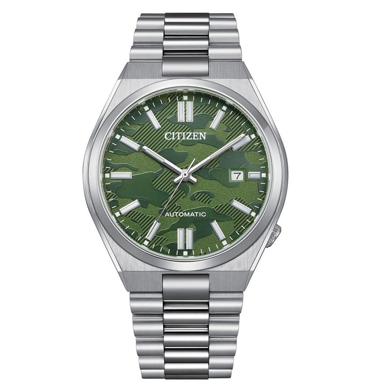 Gray stainless steel dress watch-null