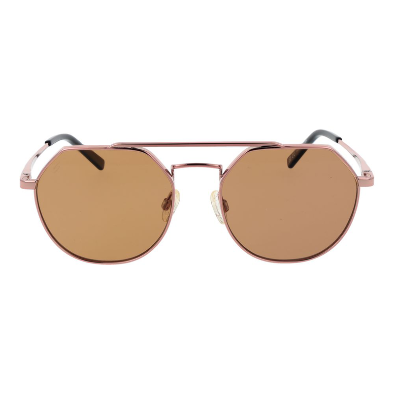 Rose gold metal sunglasses-null