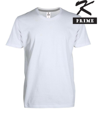 School plain tshirt 100% cotton, White, medium
