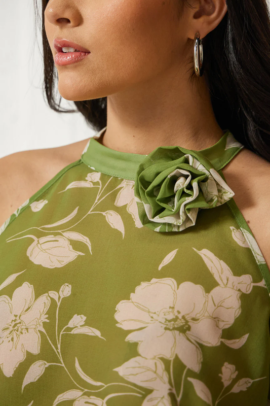 Blouse florie by enzzo fashion - aloe , xl-null