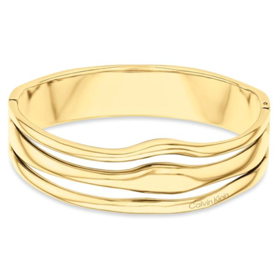 Calvin Klein gp wavy sculptural bangle bracelet