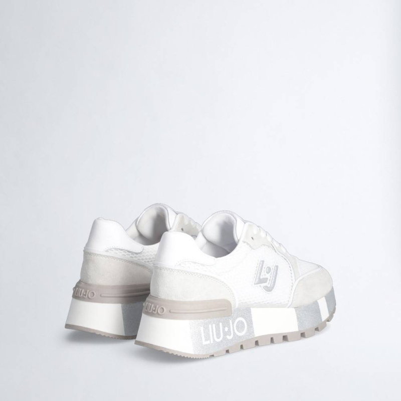Amazing 25 - suede and mesh platform sneakers-null