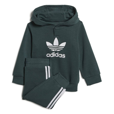 Adidas hoodie set, Green, medium