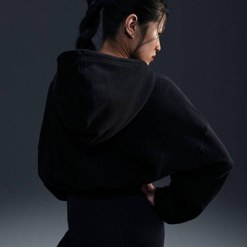 Nike sportswear oversized crop dance hoodie image number null