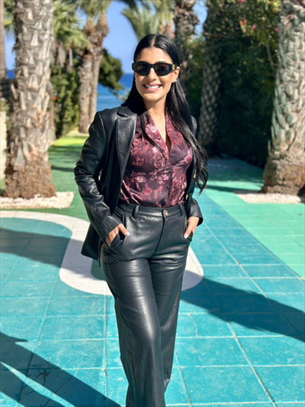 Blouse v neck printed-null