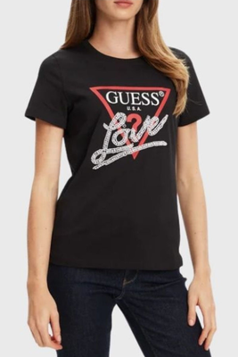 Top pearls love triangle - guess, Khaki, medium