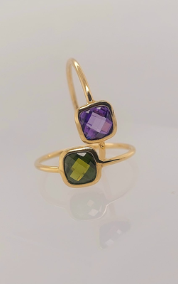 Women's ring gold, Gold, medium