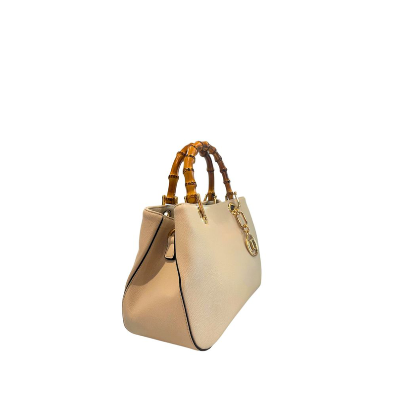 Beige pu women handbag-null