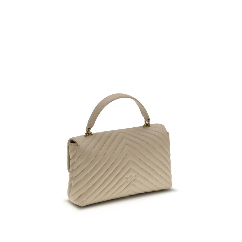 Beige calf leather bos taurus handbag-null