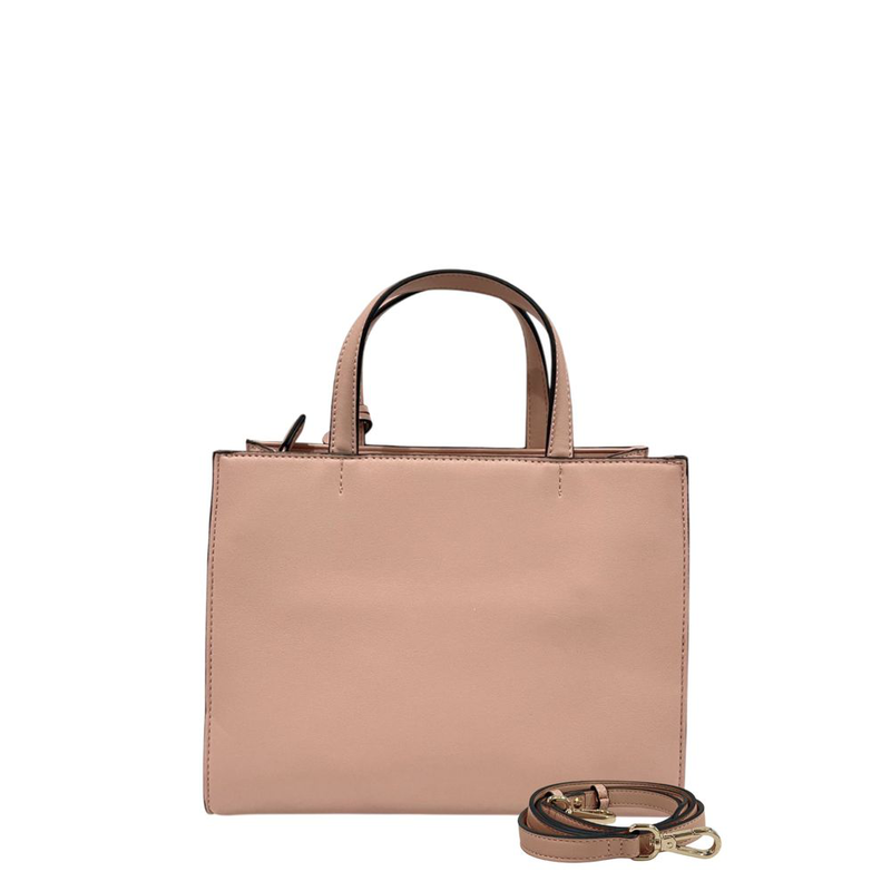 Pink pu women handbag-null