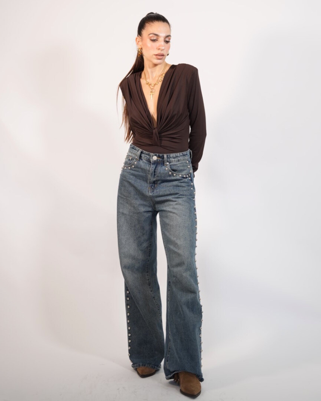 Lycra bodysuit with detail 14326-null