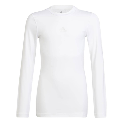 Techfit longsleeves t-shirt y, White, medium