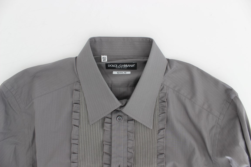 Purple torero gold slim fit dress shirt-null