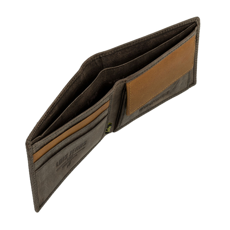 Product image: Πορτοφόλι ανδρικό δερμάτινο lois 202701-02 καφέ-null